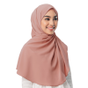 Sofya Half Moon Scarf in Salmon Pink